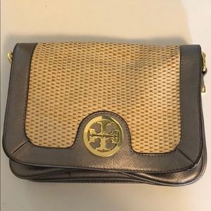 Tory Burch Fleming Metallic Crossbody